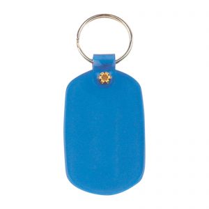 Oval Flexible PVC Keytag