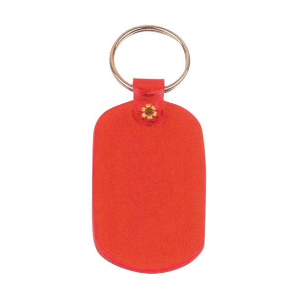 Oval Flexible PVC Keytag