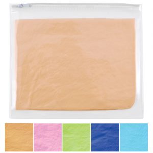 Debossed Supa Cham Chamois / Body Towel in PVC Zipper Pouch