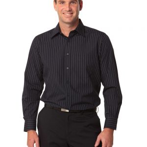 Men's Pin Stripe Long Sleeve Shirt