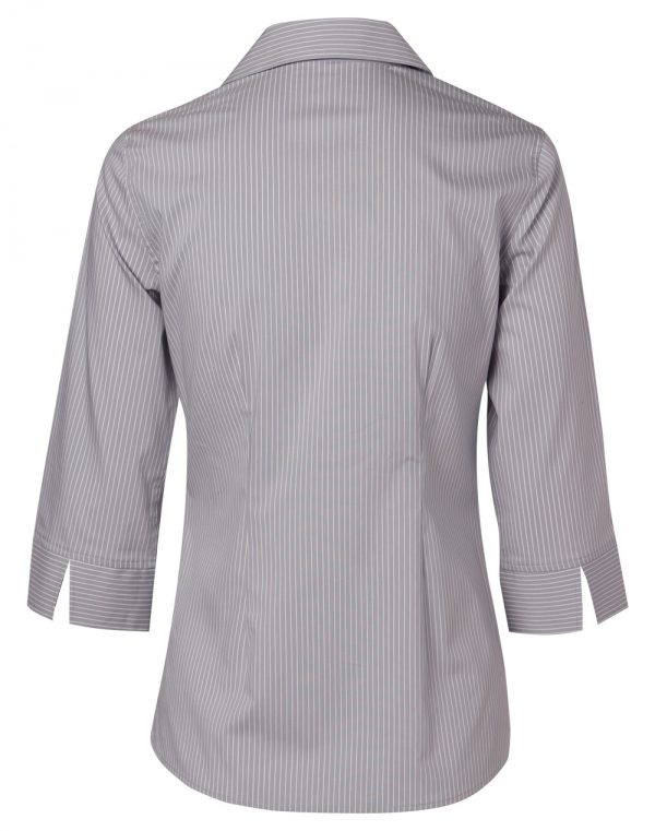 Women's Ticking Stripe 3/4 Sleeve Shirt