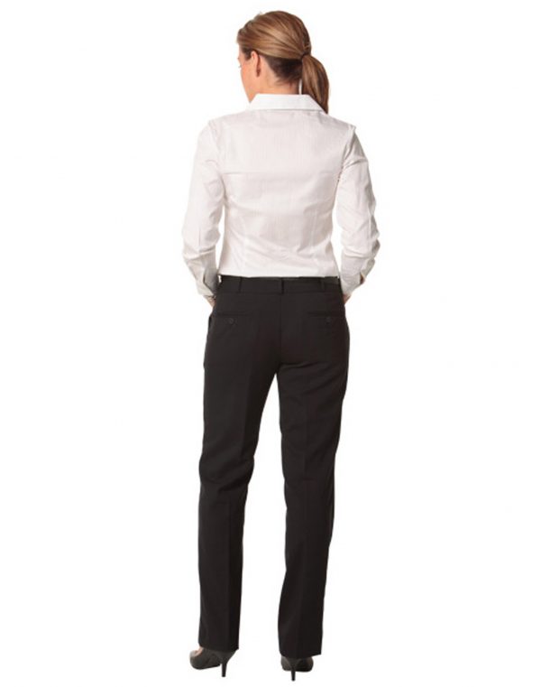 Women's Low Rise Pants in Wool Stretch