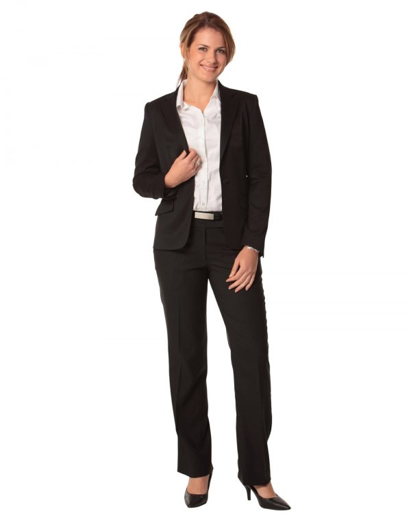 Women's Low Rise Pants in Poly/Viscose Stretch