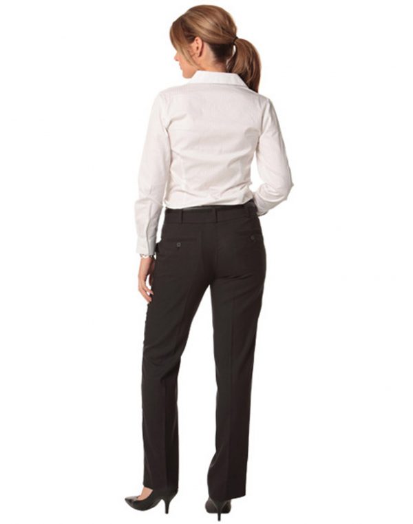 Women's Low Rise Pants in Poly/Viscose Stretch