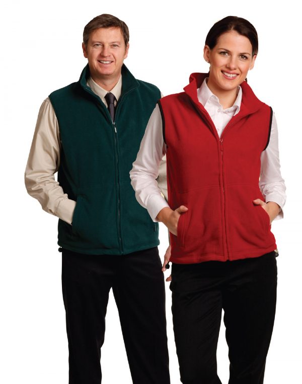 Unisex Polar Fleece Vest.