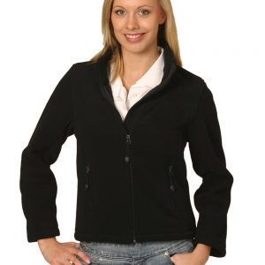 ladies bonded P/F full zip jacket