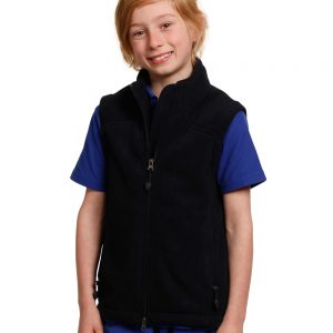 Kids' bonded polar fleece vest