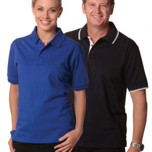 unisex cotton jersey polo