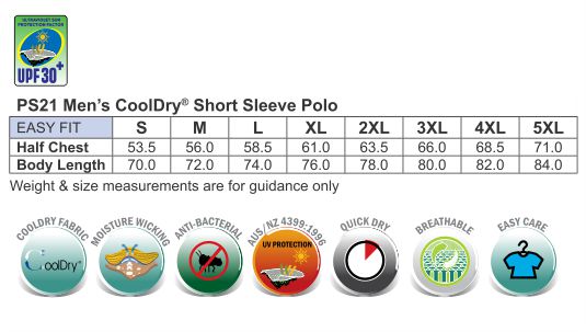 Men's CoolDry short sleeve polo