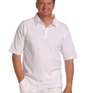 Mens cooldry cricket polo