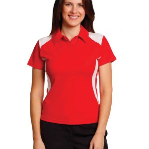 Ladies' Truedry S/S Contrast Polo