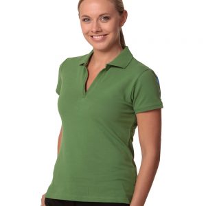 ladies S/S pique polo