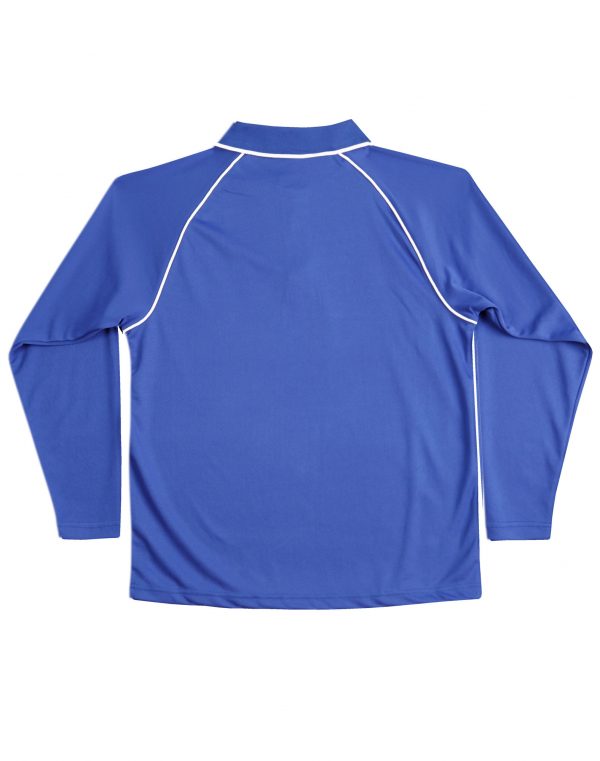 Kid's cooldry raglan L/S polo