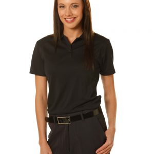 ladies bamboo charcoal S/S Polo