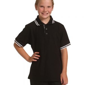 Kids' Truedry Contrast S/S Polo