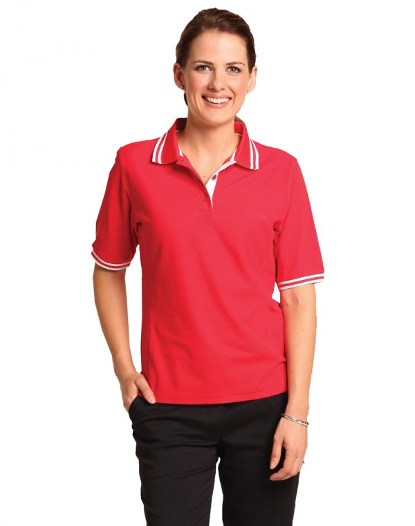 Ladies' Truedry Contrast S/S Polo