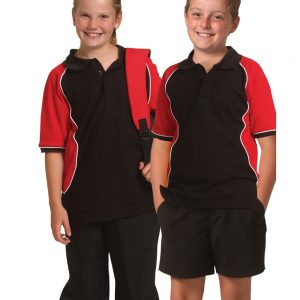 Kids' TrueDry Tri-colour S/S Pique Polo