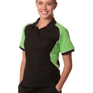 Ladies' TrueDry Tri-colour S/S Pique Polo