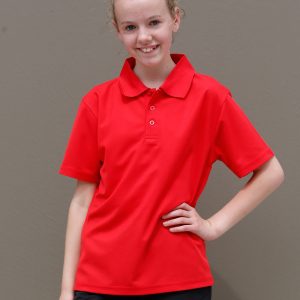 Kids' Cooldry Pique Soild Colour S/S Polo