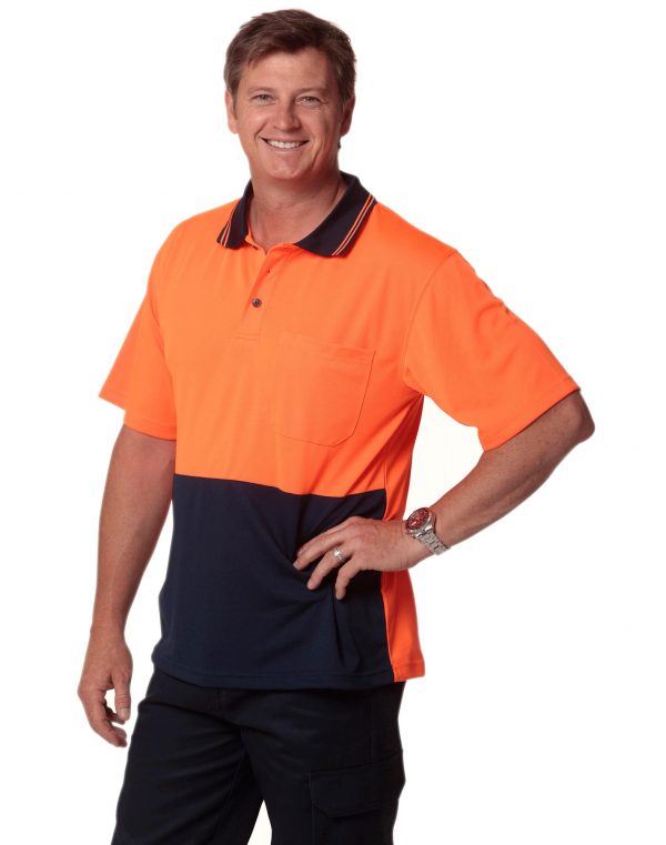 Hi-Vis truedry safety polo S/S