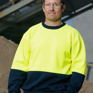 Hi-Vis two tone safety windcheater