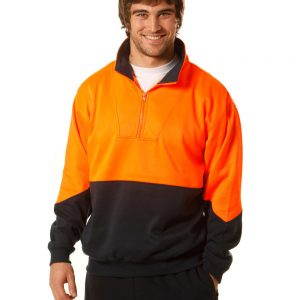 Hi-Vis L/S windcheater collar