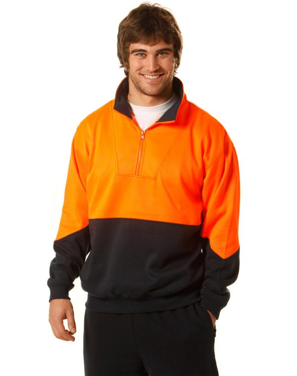 Hi-Vis L/S windcheater collar