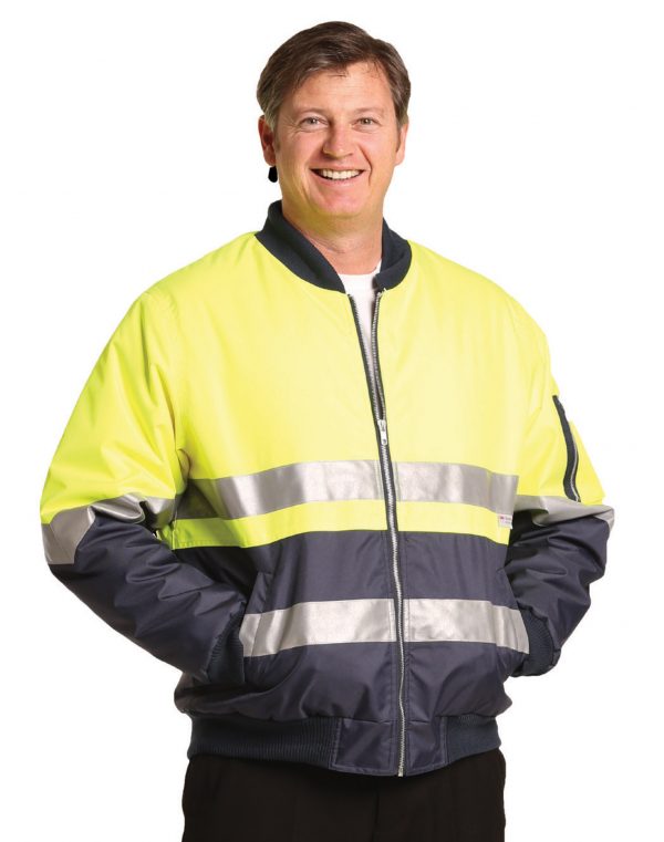 Hi-Vis Two Tone Flying Jacket With 3M Tapes