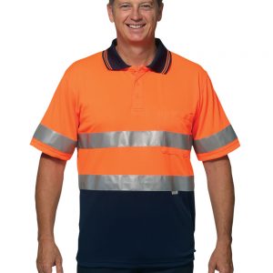 Hi-Vis S/S Safety Polo 3M Tapes