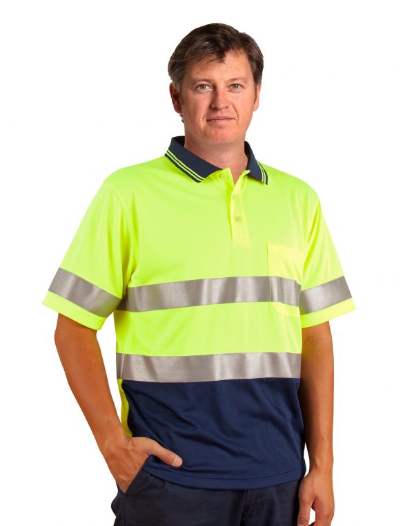 Hi-Vis S/S Safety Polo 3M Tapes