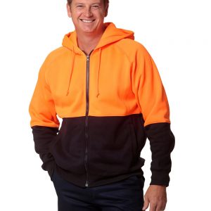 Hi-Vis Two Tone Fleecy Hoodie