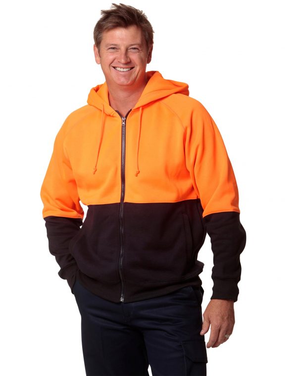 Hi-Vis Two Tone Fleecy Hoodie