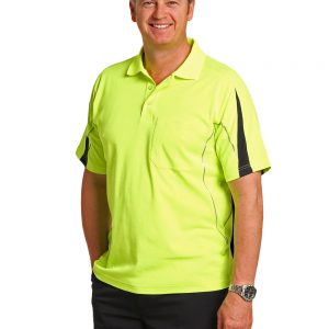 Men's Fashion Hi-Vis S/S Polo