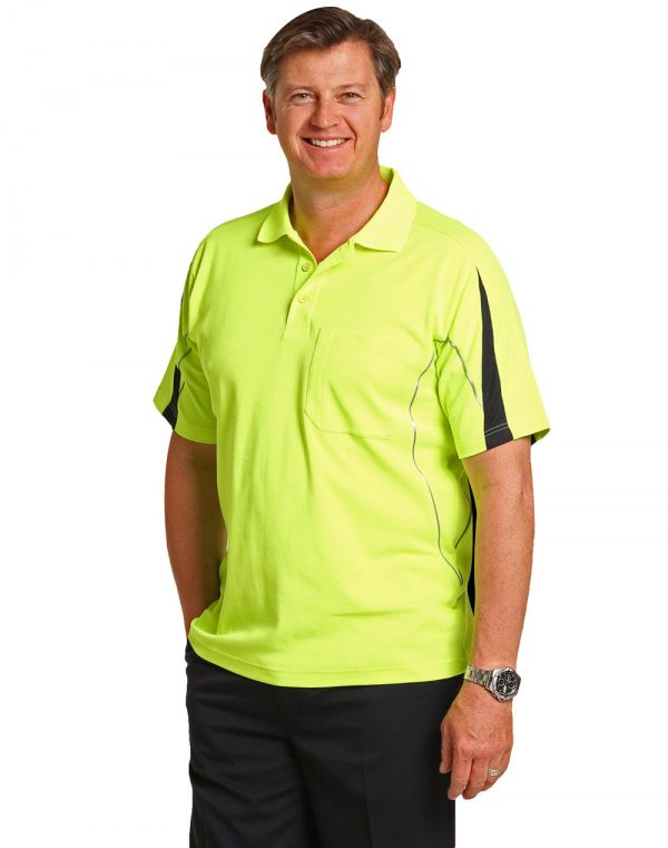 Men's Fashion Hi-Vis S/S Polo