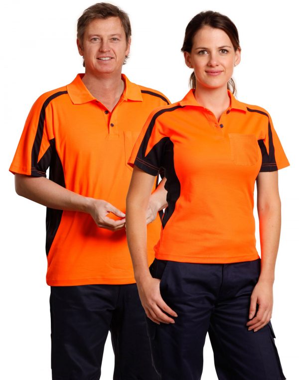 mens truedry S/S safety polo