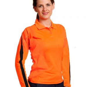 Ladies' Truedry L/S Hi-Vis Polo