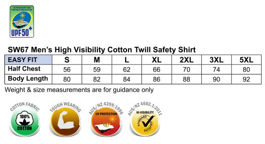 Men's Two Tone Cool Breeze L/S Cotton Safety Shirt