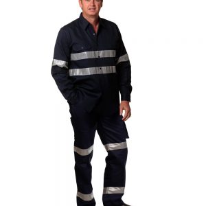 Drill pant pocket on leg with 3M Tapes