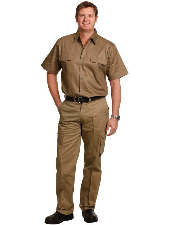 drill pant pocket on leg / regular fit