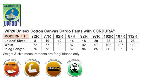 Light Weight Semi-Fitted Cordura Work Pants