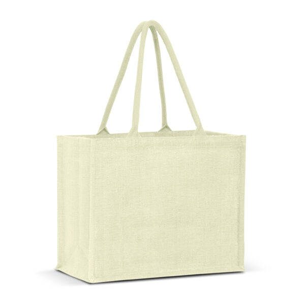 Torino Jute Tote Bag - Colour Match - Image 3