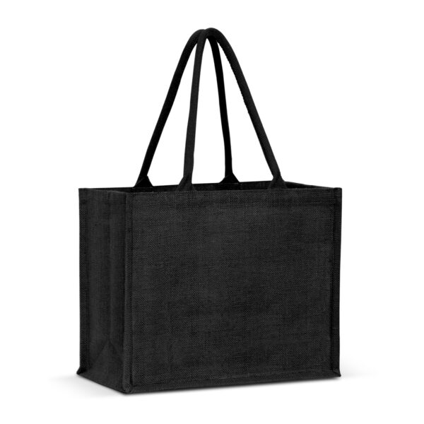 Torino Jute Tote Bag - Colour Match - Image 4