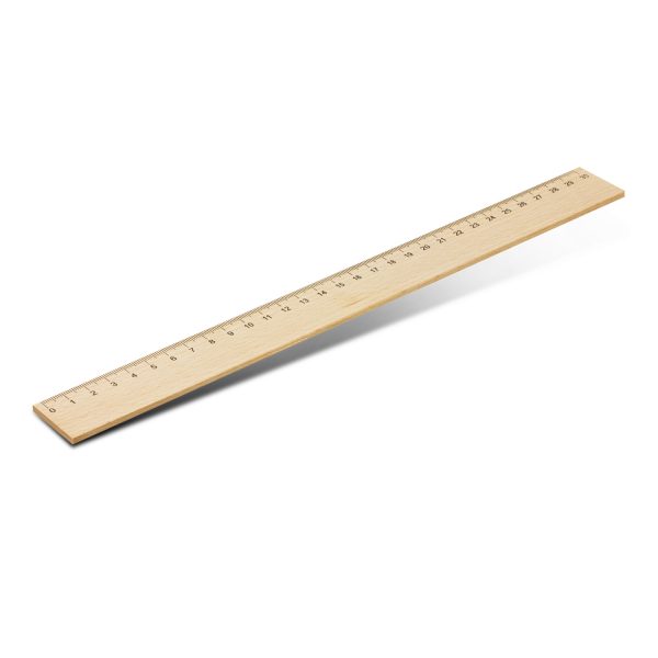 Wooden 30cm Ruler - Image 2