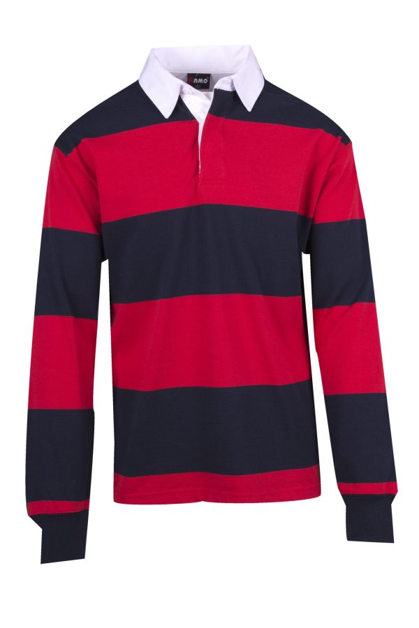 Striped Rugby Jumper - Adult and Kids - Image 3