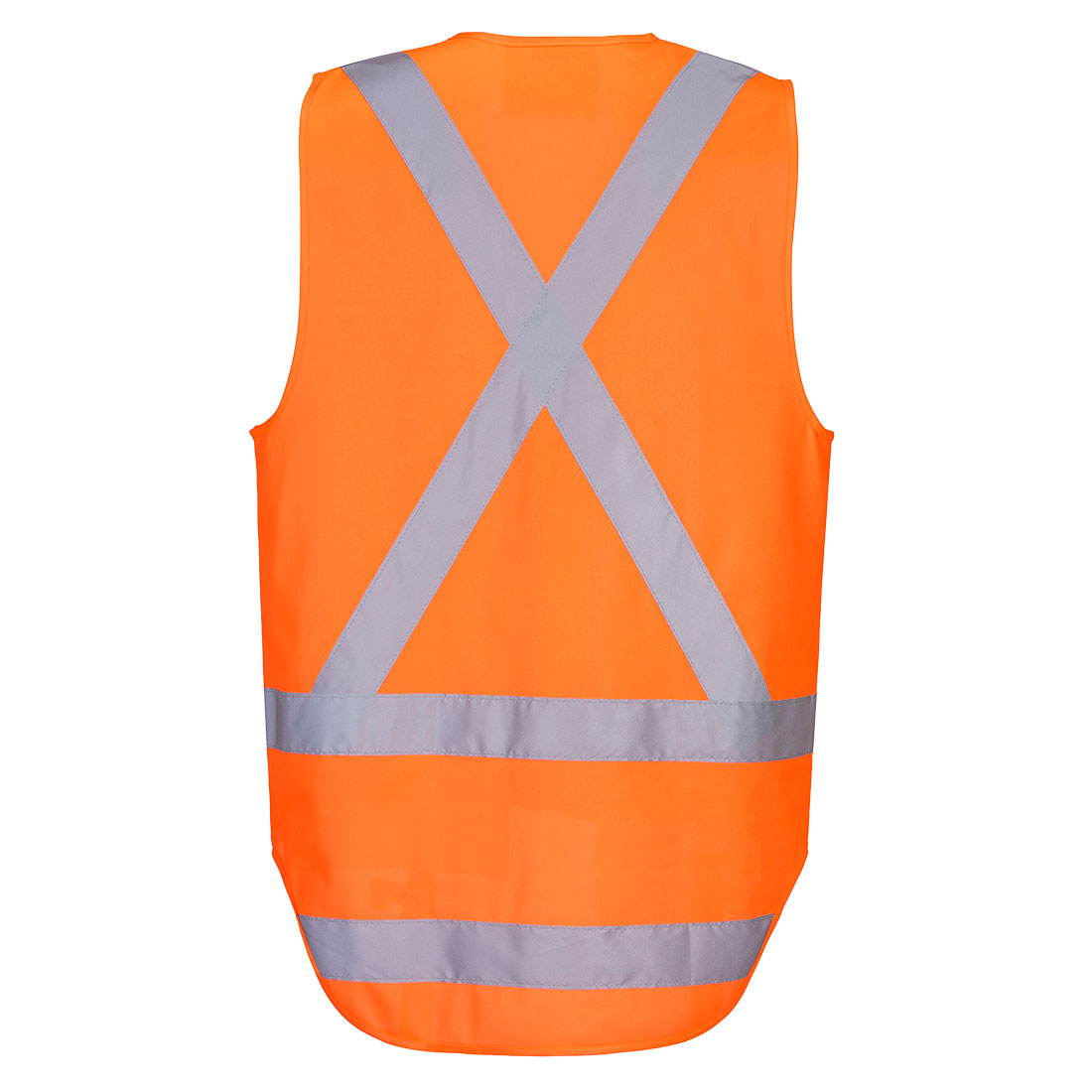TTMC-W23 Hi-Vis X Back Zipped Vest - Image 2