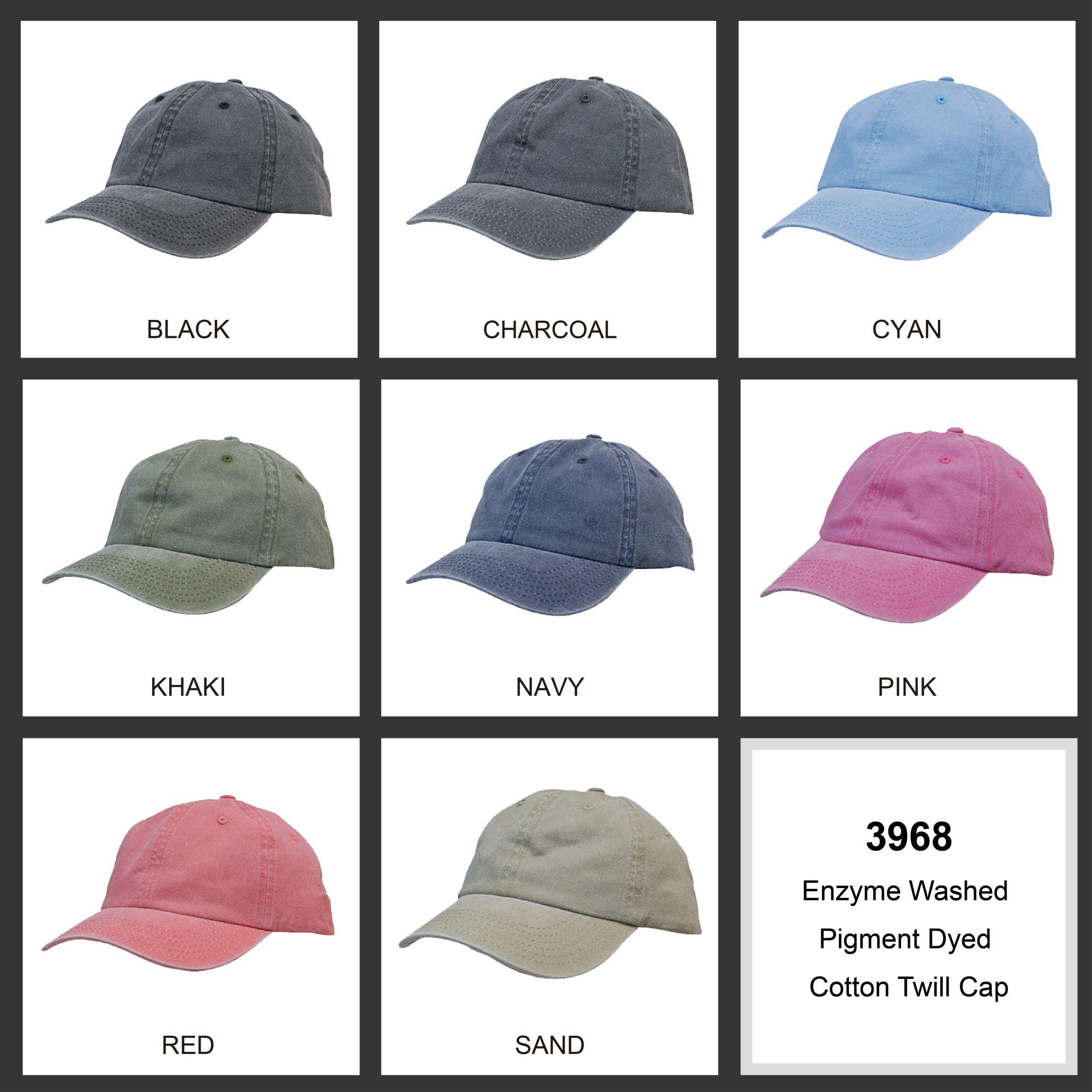 Washed Cotton Twill Cap - Image 3